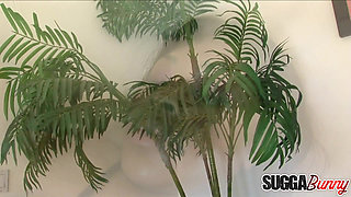 Curvy Ebony Gorgeous Glamour Gets Smashed by a Hung Stud