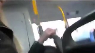 Stranger blowjob in bus