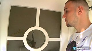 Selexia's lingerie voyeur fuck fling