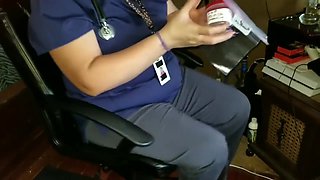 FootJob Stamina Test Done By Nurse Stephanie