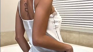 Teen Girl Solo Masturbation and Striptease 27