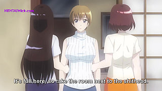 Drenched with Pleasure in the Cinema:I Couldn't Resist His Fingers Sliding Inside Me(Anime Hentai)