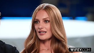 Hot Redhead Wife Jessi Rae Gets Destroyed By Jason Luv's Huge BBC