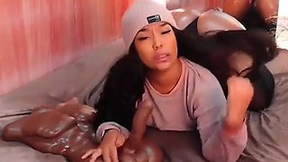 Hot Black Maid Does Some Webcam Black and Ebony