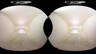 331 - Barbie Esm; Busty Amateur Brunette Solo Striptease And Masturbation