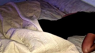 I spy and have porn with my stepsister's queen at night when he arrives from a party i sight at her