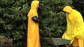 German amateur couple fucking outdoors