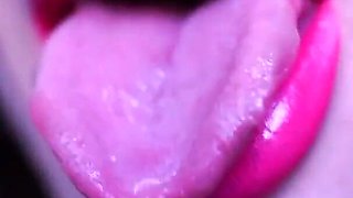 CEI Pink Lipstick Kiss + Spit Fetish Custom