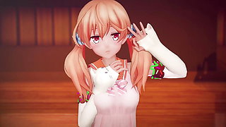 Mmd R-18 Anime Girls Sexy Dancing Clip 258