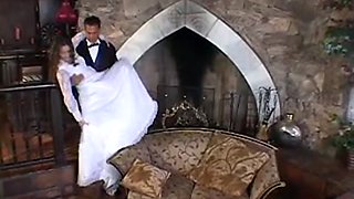 Horny bride banged before the wedding