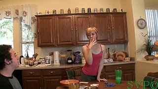 18-year-old Rae Smokes for Her Stepbrother