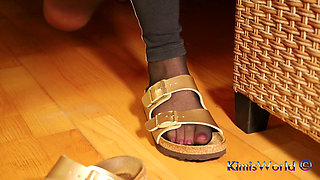 Sheer Nylon Soles & Toes in Action