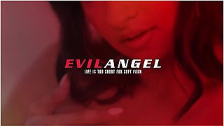 EVILANGEL Kinky SCARLET CHASE Anal Squirt & Milk Enema