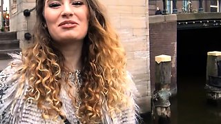 Interracial blowjob outdoors sucking big cock in hd