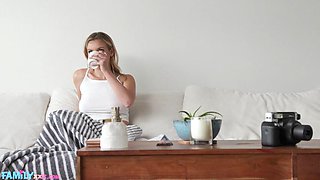 FAMILYXXX - Big Titty Stepsis is Catching Feelings Since Bro Came Back From College
