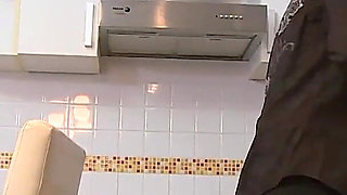 Young Blonde Is Surprised by Old Neighbor