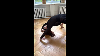 perfect body goddess yoga in transparent clothes