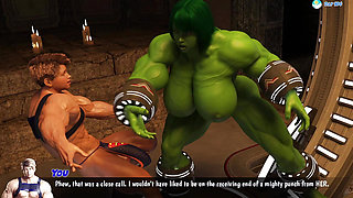 Shehulk Destruction Anal Cockham Superheroes 40