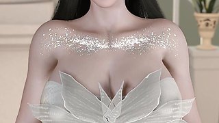 3D Big Boobs Japanese Bride Cheating with BBC