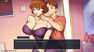 A wild mix of masturbation, creampie, and breast play