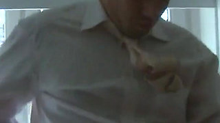 Sexy secretary seduces boss and fucks on office table