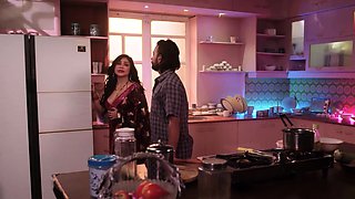 Tiny Indian MILF Naomi Shah swallows a stiff cock