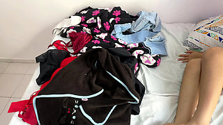 I Give Her a Hard Fuck by the Tight and Rich Pussy of My Stepdaughter Sex for Not Cleaning Her Room.