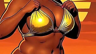 Bold Black Woman Animated to Tease