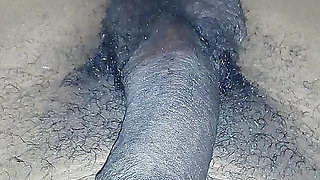 Daddy Jacking Huge Big Black Monster Cock