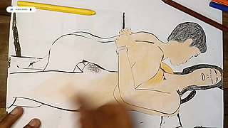Milf Street Friend Fuck With Neha bhabhi erotic Art by -Snapchat143