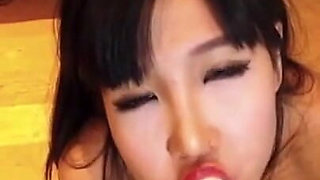 Super Sloppy Blowjob From Hot Asian GF