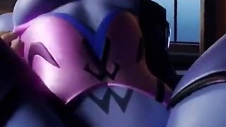 Gemma Gets Fucked and Anal, Purple Bald Pussy Widowmaker Fucking, Dick Slapping Lara Croft