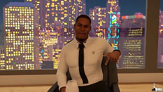 Hot Wife Suck off Her Husbands New Boss During a Meeting.