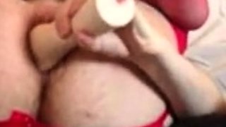 Fisting my Sissy Clit - Gaping and Toy Play