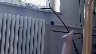 Lazy Cleaning Girl Andrea Has to Absolve a Rough Work Training