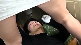Buxom Japanese housewife has a meat rod pleasing her cunt