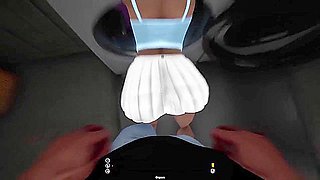 Dont Disturb Your Stepmom #2 - Fucking My Stepsister In The Bathroom Before Going Out With Her Stepmom!
