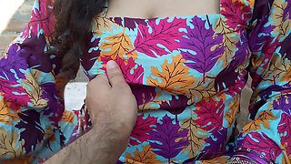 My Indian husband fucks me outside in the day time - desi wife and husband sex