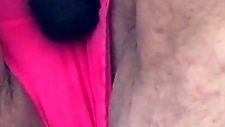 Bbwbootyful stimulating my clit with vibrator fucking my pussy