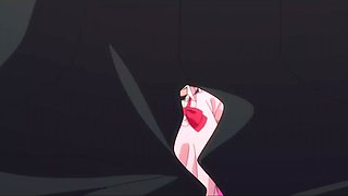 Alluring Anime Milf Charms Young Guy in Steamy Bedroom Encounter