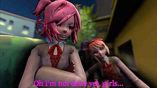 DDLC girls farting animation