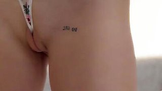 Blonde beauty tries anal and gets cumshot after sensual sex