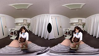 Masturbation Support With Creampie Sex Part 1 - Asian Flight Attendant Erotic Massage Creampie