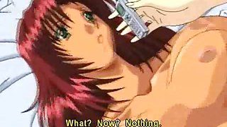 Ultra sexy redhead hentai girl getting pussy fucked doggy