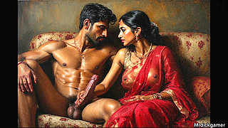Indian wife swapping hot desi foursome group sex