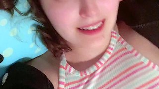 Pretty redhead webcam masturbation show