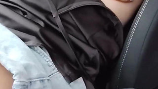 Masturbating in a Car. Real Female Orgasm. Full. Ep 22614