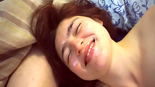 Kyle Cums All Over My Face - Facial Cumshot
