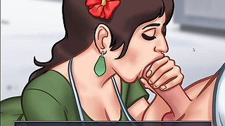 hot aunty make seen in cartoon