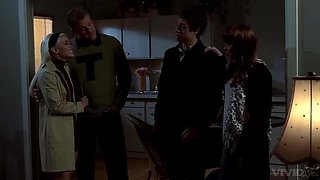 Flash Thompson cucks Spider-Man by fucking Mary Jane and Gwen Stacy at the same time